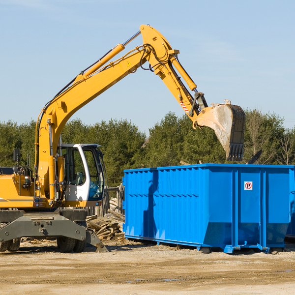 what size residential dumpster rentals are available in Elk Horn KY